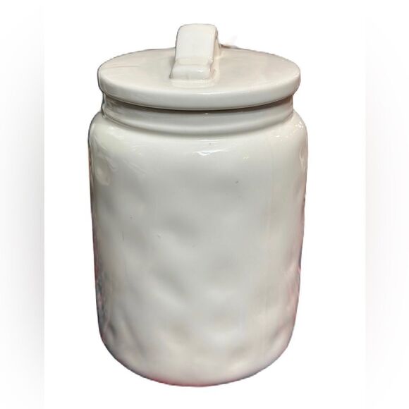 Rae Dunn Typewriter‎ Font Tea Canister - Picture 3 of 5